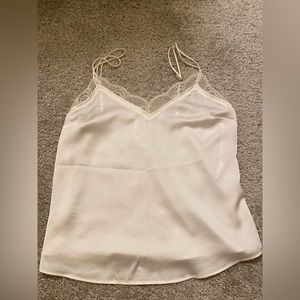Abercrombie & Fitch Cream Satin Cami